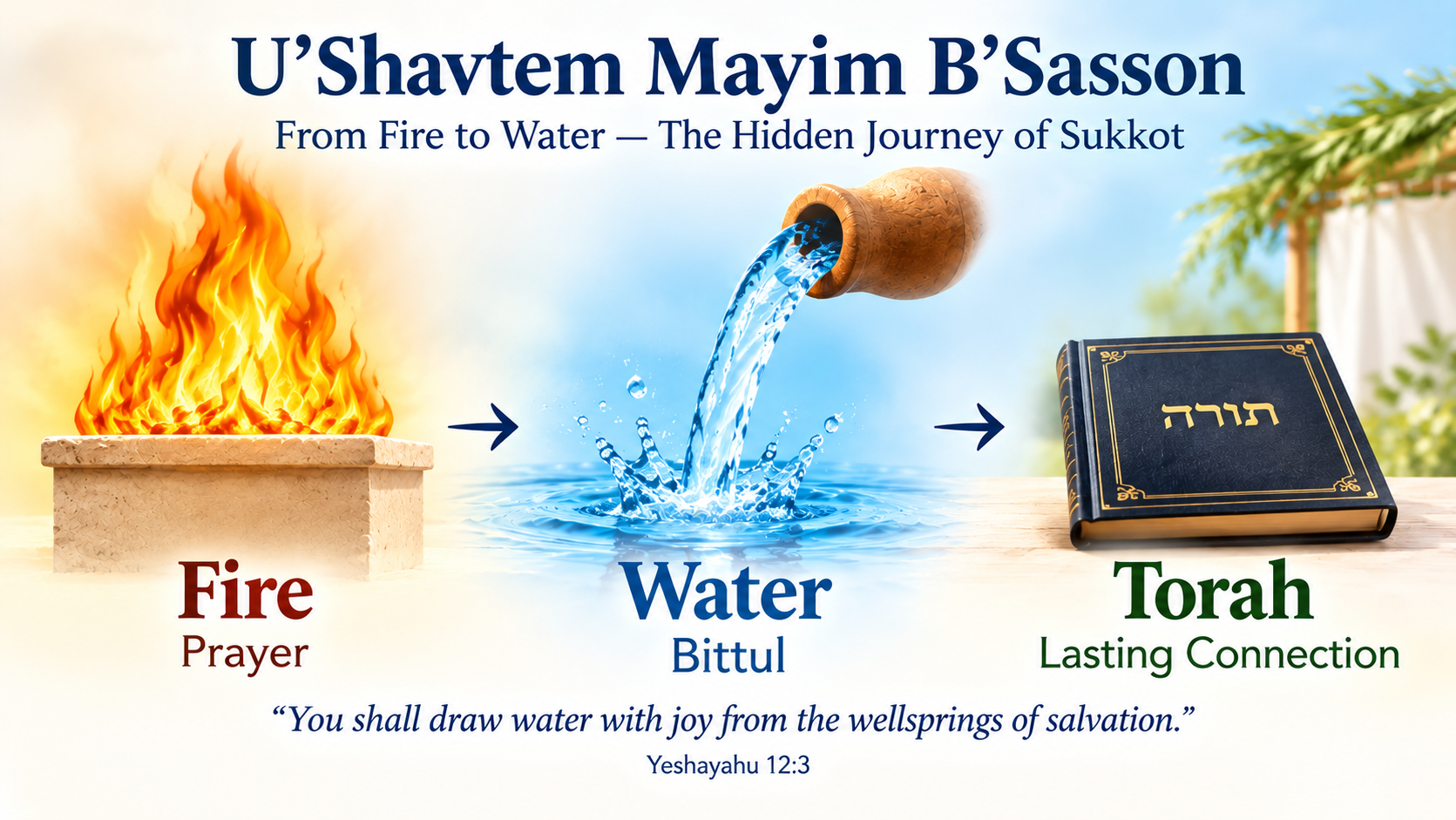 U'shavtem Mayim B'Sasson - Drawing Water with Joy